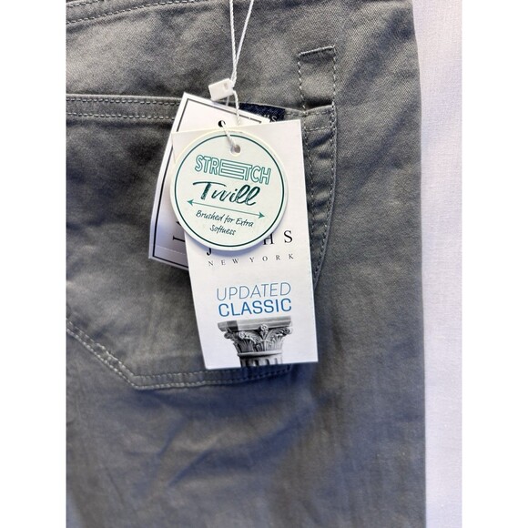Jachs New York Men's Straight Stretch 5 Pocket Twill Pant 36X30 Charcoal Gray - Picture 4 of 12